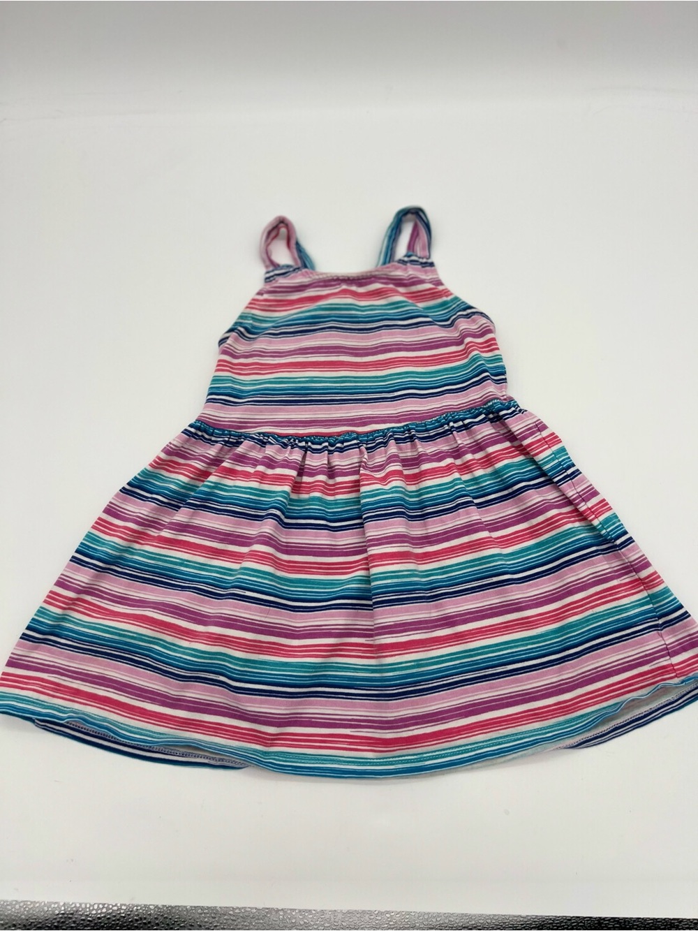 Gymboree Girl Multicolor Striped Cotton Dress Sz 3T